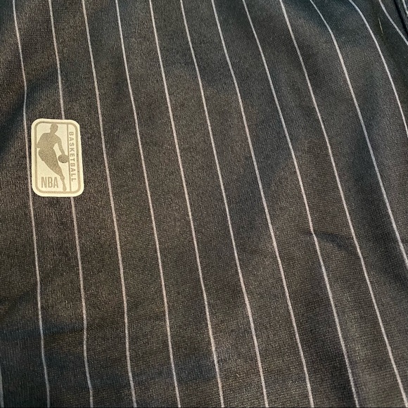 COPY - NBA Official Black Jogger Sweatpants with White Pinstripes Comfort Fit N… - Picture 6 of 9